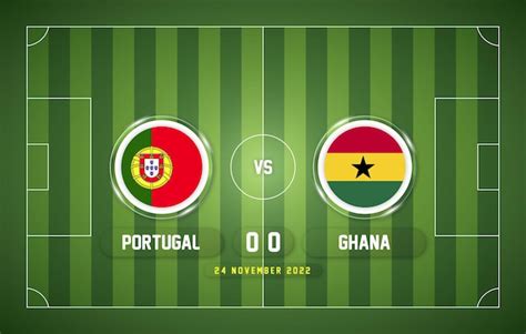 portugal vs ghana marcador